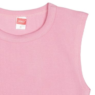 ΒΑΜΒΑΚΕΡΟ ΑΜΑΝΙΚΟ CROP TOP ΓΙΑ ΚΟΡΙΤΣΙ JOYCE X WAIST ΡΟΖ 2513512