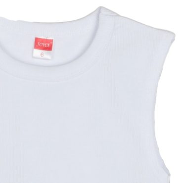 ΒΑΜΒΑΚΕΡΟ ΑΜΑΝΙΚΟ CROP TOP ΓΙΑ ΚΟΡΙΤΣΙ JOYCE X WAIST ΑΣΠΡΟ 2513512