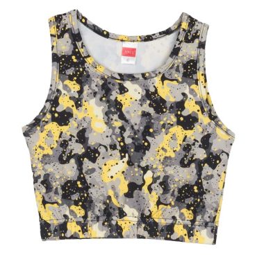 ΑΜΑΝΙΚΟ CROP TOP ΓΙΑ ΚΟΡΙΤΣΙ JOYCE MULTI-COLOR ΚΙΤΡΙΝΟ ARMY 2513516