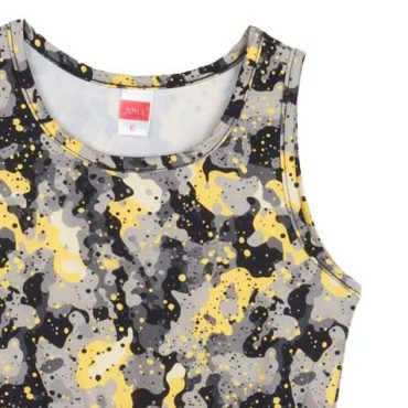 ΑΜΑΝΙΚΟ CROP TOP ΓΙΑ ΚΟΡΙΤΣΙ JOYCE MULTI-COLOR ΚΙΤΡΙΝΟ ARMY 2513516