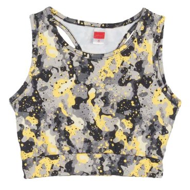 ΑΜΑΝΙΚΟ CROP TOP ΓΙΑ ΚΟΡΙΤΣΙ JOYCE MULTI-COLOR ΚΙΤΡΙΝΟ ARMY 2513517