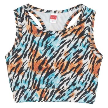 ΑΜΑΝΙΚΟ CROP TOP ΓΙΑ ΚΟΡΙΤΣΙ JOYCE MULTI-COLOR ΤΙΓΡΕ ΓΑΛΑΖΙΟ 2513517