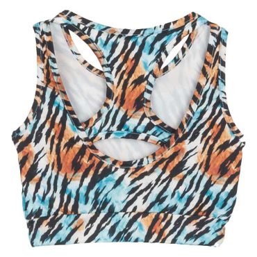 ΑΜΑΝΙΚΟ CROP TOP ΓΙΑ ΚΟΡΙΤΣΙ JOYCE MULTI-COLOR ΤΙΓΡΕ ΓΑΛΑΖΙΟ 2513517