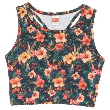 ΑΜΑΝΙΚΟ CROP TOP ΓΙΑ ΚΟΡΙΤΣΙ JOYCE MULTI-COLOR ΚΟΚΚΙΝΑ ΛΟΥΛΟΥΔΙΑ 2513517