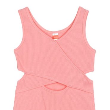ΒΑΜΒΑΚΕΡΟ ΦΟΡΕΜΑ ΓΙΑ ΚΟΡΙΤΣΙ JOYCE SIMPLE DRESS ΡΟΖ 2513602