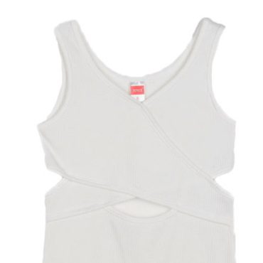 ΒΑΜΒΑΚΕΡΟ ΦΟΡΕΜΑ ΓΙΑ ΚΟΡΙΤΣΙ JOYCE SIMPLE DRESS ΑΣΠΡΟ 2513602