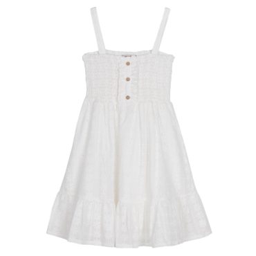 ΒΑΜΒΑΚΕΡΟ ΦΟΡΕΜΑ JOYCE GIRL DRESS ΑΣΠΡΟ 2545616
