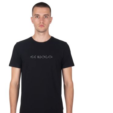 ΑΝΔΡΙΚΟ ΒΑΜΒΑΚΕΡΟ T-SHIRT PACO SIMPLY ΜΑΥΡΟ 2631018