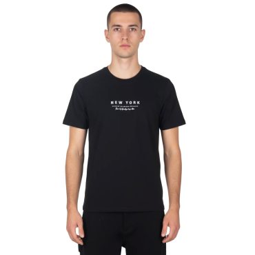 ΑΝΔΡΙΚΟ ΒΑΜΒΑΚΕΡΟ T-SHIRT PACO NEW YORK ΜΑΥΡΟ 2631033