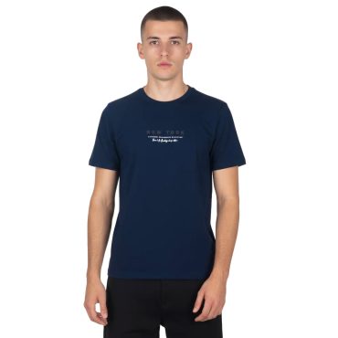 ΑΝΔΡΙΚΟ ΒΑΜΒΑΚΕΡΟ T-SHIRT PACO NEW YORK ΜΠΛΕ 2631033