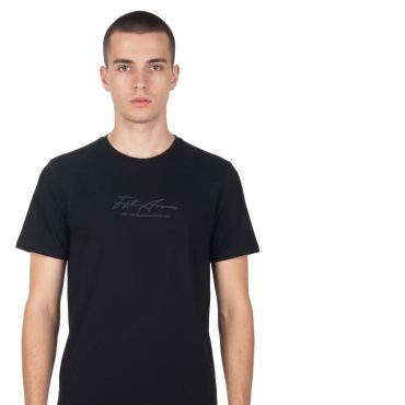 ΑΝΔΡΙΚΟ ΒΑΜΒΑΚΕΡΟ T-SHIRT PACO CHANGE ΜΑΥΡΟ 2631034