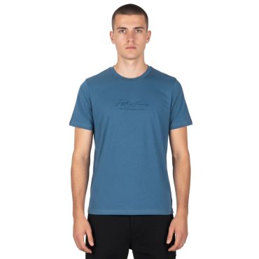 ΑΝΔΡΙΚΟ ΒΑΜΒΑΚΕΡΟ T-SHIRT PACO CHANGE ΜΠΛΕ ΡΑΦ 2631034
