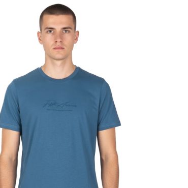 ΑΝΔΡΙΚΟ ΒΑΜΒΑΚΕΡΟ T-SHIRT PACO CHANGE ΜΠΛΕ ΡΑΦ 2631034