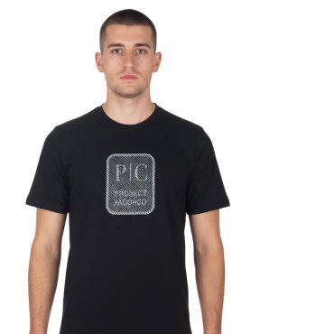 ΑΝΔΡΙΚΟ ΒΑΜΒΑΚΕΡΟ T-SHIRT PACO PROJECT ΜΑΥΡΟ 2631036