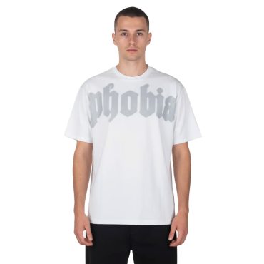 ΑΝΔΡΙΚΟ ΒΑΜΒΑΚΕΡΟ PLUS SIZE T-SHIRT PHOBIA ΑΣΠΡΟ 2631061