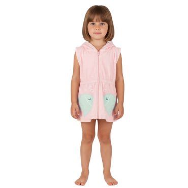 ΠΑΙΔΙΚΟ BEACH COVER-UP ΓΙΑ ΚΟΡΙΤΣΙ ΜΕ ΚΟΥΚΟΥΛΑ JOYCE WISH ΡΟΖ 2643811