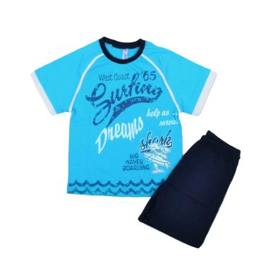 ΒΑΜΒΑΚΕΡΟ ΣΕΤ ΠΙΤΖΑΜΕΣ ΜΕ ΣΟΡΤΣ DREAMS SURFING ΤΙΡΚΟΥΑΖ 14304