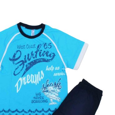 ΒΑΜΒΑΚΕΡΟ ΣΕΤ ΠΙΤΖΑΜΕΣ ΜΕ ΣΟΡΤΣ DREAMS SURFING ΤΙΡΚΟΥΑΖ 14304