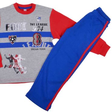 ΒΑΜΒΑΚΕΡΟ ΣΕΤ ΠΙΤΖΑΜΕΣ DREAMS FOOT 74 ΓΚΡΙ 14802