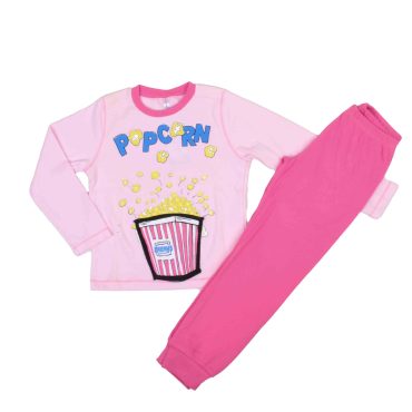 ΒΑΜΒΑΚΕΡΟ ΣΕΤ ΠΙΤΖΑΜΕΣ DREAMS POP CORN ΡΟΖ 14906