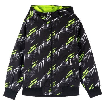 ΜΠΟΥΦΑΝ ΓΙΑ ΑΓΟΡΙ ΜΕ ΚΟΥΚΟΥΛΑ JOYCE RACING JACKET ΜΑΥΡΟ 2442905