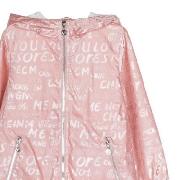 ΜΠΟΥΦΑΝ ΜΕ ΚΟΥΚΟΥΛΑ ΓΙΑ ΚΟΡΙΤΣΙ HIDDEN LETTERS JACKET ΡΟΖ 2543305