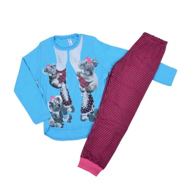 ΒΑΜΒΑΚΕΡΟ ΣΕΤ ΠΙΤΖΑΜΕΣ DREAMS SKATES ΓΑΛΑΖΙΟ 59701