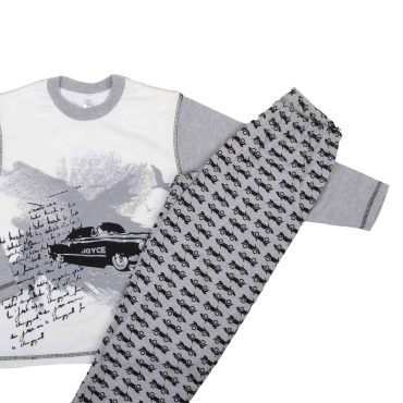 ΒΑΜΒΑΚΕΡΟ ΣΕΤ ΠΙΤΖΑΜΕΣ DREAMS LETTER CAR ΑΣΠΡΟ 13307