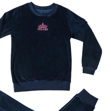 ΒΕΛΟΥΔΙΝΟ ΣΕΤ ΠΙΤΖΑΜΕΣ DREAMS ΜΠΛΕ 217500