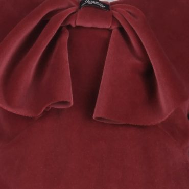 ΒΕΛΟΥΔΙΝΟ ΣΕΤ ΜΕ ΦΟΡΜΑ ΓΙΑ ΚΟΡΙΤΣΙ JOYCE VELVET BOWNECK ΜΠΟΡΝΤΟ 2661131