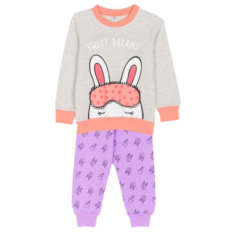 ΒΑΜΒΑΚΕΡΟ ΣΕΤ ΠΙΤΖΑΜΕΣ DREAMS BUNNY ΠΟΡΤΟΚΑΛΙ 2473109 ΒΑΜΒΑΚΕΡΟ ΣΕΤ ΠΙΤΖΑΜΕΣ DREAMS BUNNY ΠΟΡΤΟΚΑΛΙ 2473109