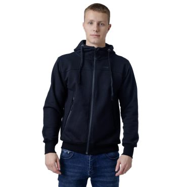 ΒΑΜΒΑΚΕΡΗ ΖΑΚΕΤΑ ΜΕ ΧΝΟΥΔΙ ΚΑΙ ΚΟΥΚΟΥΛΑ PACO ZIPPER JACKET ΜΠΛΕ 2681101